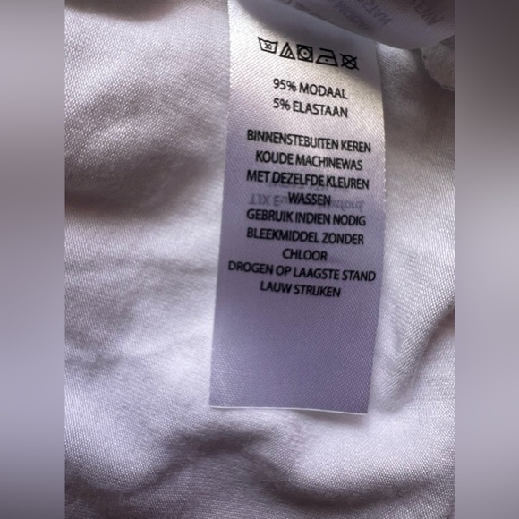 Paraphrase Long Sleeve Tunic Tee PARAPHRASE Women White PulloverT-Shirt Size M - Picture 6 of 16